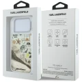 Etui Karl Lagerfeld Liquid Glitter Beach & Sand na iPhone 17 Pro Max / 18 Pro Max - beżowe