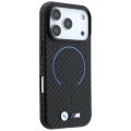 Etui BMW M Carbon Printed Ring MagSafe na iPhone 17 Pro / 18 Pro - czarne
