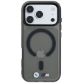Etui BMW M IML Glossy Metal Logo & Trims MagSafe na iPhone 17 Pro / 18 Pro - czarne