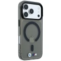 Etui BMW M IML Glossy Metal Logo & Trims MagSafe na iPhone 17 Pro / 18 Pro - czarne