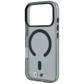 Etui BMW M IML Glossy Metal Logo & Trims MagSafe na iPhone 17 Pro / 18 Pro - czarne