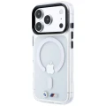 Etui BMW M IML Glossy Metal Logo & Trims MagSafe na iPhone 17 Pro / 18 Pro - przezroczyste
