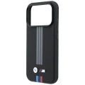 Etui BMW M Quadrille Kevlar Anthracite & Tricolor Print Lines MagSafe na iPhone 17 Pro / 18 Pro - czarne