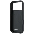 Etui BMW M Quadrille Kevlar Anthracite & Tricolor Print Lines MagSafe na iPhone 17 Pro / 18 Pro - czarne