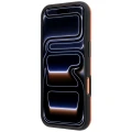 Etui BMW M Quadrille Kevlar Metal Logo MagSafe na iPhone 17 Pro / 18 Pro - pomarańczowe