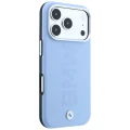 Etui BMW Sign Centered Deboss MagSafe na iPhone 17 Pro / 18 Pro - niebieskie