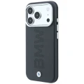 Etui BMW Sign Centered Deboss MagSafe na iPhone 17 Pro / 18 Pro - szare