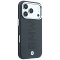 Etui BMW Sign Centered Deboss MagSafe na iPhone 17 Pro / 18 Pro - szare
