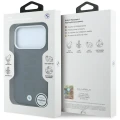 Etui BMW Sign Centered Deboss MagSafe na iPhone 17 Pro / 18 Pro - szare