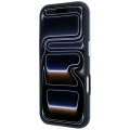 Etui BMW Sign Deboss Quilted Metal Logo MagSafe na iPhone 17 Pro / 18 Pro - niebieskie