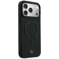 Etui Mercedes Leather 3D MagSafe do iPhone 18 Pro / 17 Pro - czarne