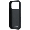 Etui BMW M Carbon Metal Logo MagSafe na iPhone 17 Pro Max / 18 Pro Max - czarne