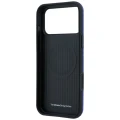 Etui BMW M Carbon Metal Logo MagSafe na iPhone 17 Pro Max / 18 Pro Max - niebieskie