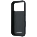 Etui BMW M Carbon Metal Logo MagSafe na iPhone 17 Pro Max / 18 Pro Max - szare