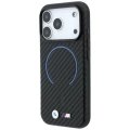 Etui BMW M Carbon Printed Ring MagSafe na iPhone 17 Pro Max / 18 Pro Max - czarne