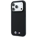 Etui BMW M Quadrille Kevlar Metal Logo MagSafe na iPhone 17 Pro Max / 18 Pro Max - czarne