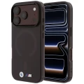 Etui BMW M IML Frosted Metal Logo & Trims MagSafe na iPhone 17 Pro Max / 18 Pro Max - bordowe