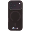 Etui BMW M IML Frosted Metal Logo & Trims MagSafe na iPhone 17 Pro Max / 18 Pro Max - bordowe