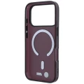 Etui BMW M IML Frosted Metal Logo & Trims MagSafe na iPhone 17 Pro Max / 18 Pro Max - bordowe