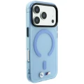 Etui BMW M IML Frosted Metal Logo & Trims MagSafe na iPhone 17 Pro Max / 18 Pro Max - niebieskie
