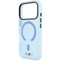 Etui BMW M IML Frosted Metal Logo & Trims MagSafe na iPhone 17 Pro Max / 18 Pro Max - niebieskie