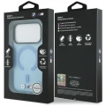 Etui BMW M IML Frosted Metal Logo & Trims MagSafe na iPhone 17 Pro Max / 18 Pro Max - niebieskie