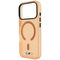 Etui BMW M IML Frosted Metal Logo & Trims MagSafe na iPhone 17 Pro Max / 18 Pro Max - pomarańczowe