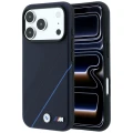 Etui BMW M Tire Track Blue Line MagSafe na iPhone 17 Pro Max / 18 Pro Max - granatowe