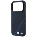 Etui BMW M Tire Track Blue Line MagSafe na iPhone 17 Pro Max / 18 Pro Max - granatowe