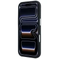 Etui BMW Sign Deboss Quilted Metal Logo MagSafe na iPhone 18 Pro Max - ciemnoszare