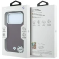 Etui BMW Sign Centered Deboss MagSafe na iPhone 17 Pro Max / 18 Pro Max - bordowe