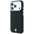 Etui BMW Sign Centered Deboss MagSafe na iPhone 17 Pro Max / 18 Pro Max - czarne
