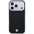 Etui BMW Sign Centered Deboss MagSafe na iPhone 17 Pro Max / 18 Pro Max - czarne