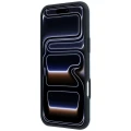 Etui Mercedes Leather 3D MagSafe do iPhone 18 Pro Max / 17 Pro Max - niebieske
