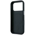 Etui Mercedes Leather Semi Wrap Iconic Line MagSafe do iPhone 18 Pro Max / 17 Pro Max - czarne