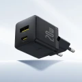 BASEUS SZYBKA ŁADOWARKA SIECIOWA USB-C USB-A 20W PD DO TELEFONU TABLETU