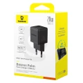 BASEUS SZYBKA ŁADOWARKA SIECIOWA USB-C USB-A 20W PD DO TELEFONU TABLETU
