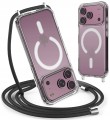 Etui RabbitMob do iPhone 17 Pro Max / 18 Pro Max, Case ze Sznurkiem Smyczą, Wzmacniane, do MagSafe