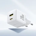 BASEUS SZYBKA ŁADOWARKA SIECIOWA USB-C USB-A 20W PD DO TELEFONU I TABLETU
