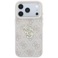 Etui Guess 4G & Big Strass Logo na iPhone 17 Pro / 18 Pro - różowe