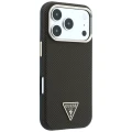 Etui Guess Kevlar Triangle Logo MagSafe na iPhone 17 Pro / 18 Pro - brązowe