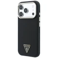 Etui Guess Kevlar Triangle Logo MagSafe na iPhone 17 Pro / 18 Pro - czarne