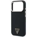Etui Guess Kevlar Triangle Logo MagSafe na iPhone 17 Pro / 18 Pro - czarne