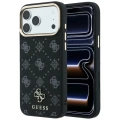 Etui Guess Peony 4G Small Logo MagSafe na iPhone 17 Pro / 18 Pro - czarne