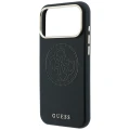 Etui Guess Perforated 4G Gold Logo Magsafe na iPhone 17 Pro / 18 Pro - czarne