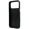 Etui Guess Perforated 4G Gold Logo Magsafe na iPhone 17 Pro / 18 Pro - czarne