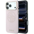 Etui Guess Perforated 4G Gold Logo Magsafe na iPhone 17 Pro / 18 Pro - różowe
