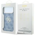 Etui Guess 4G & Big Strass Logo na iPhone 18 Pro / 17 Pro - niebieskie