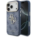 Etui Guess 4G Big 4G Classic Logo na iPhone 18 Pro / 17 Pro - niebiesko-złote