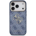 Etui Guess 4G Big 4G Classic Logo na iPhone 18 Pro / 17 Pro - niebiesko-złote